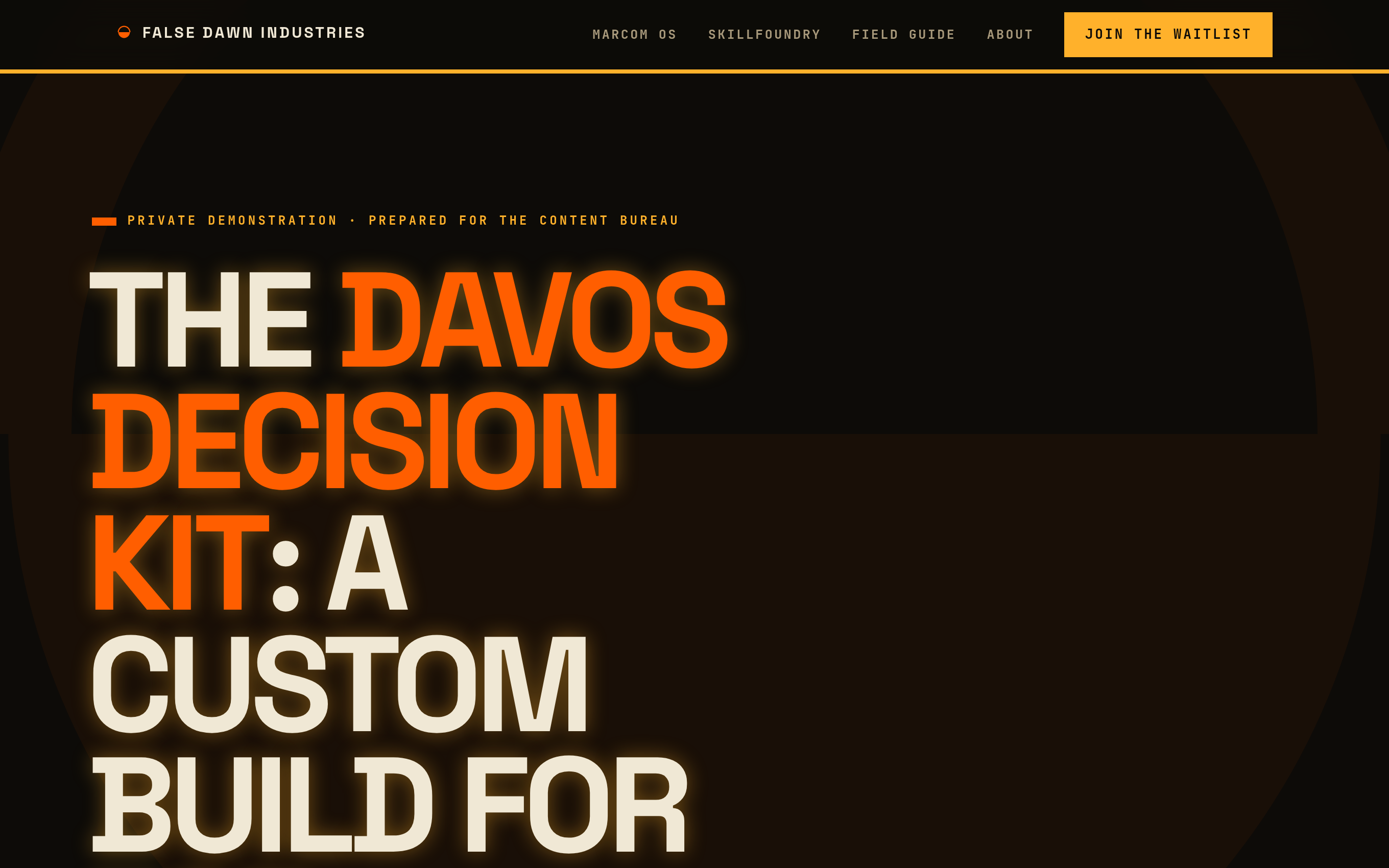 The product page
