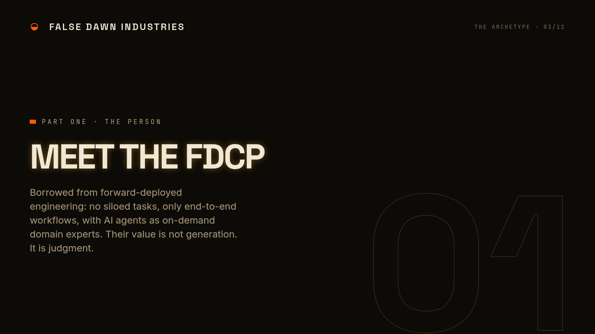 Field Guide deck, slide 3